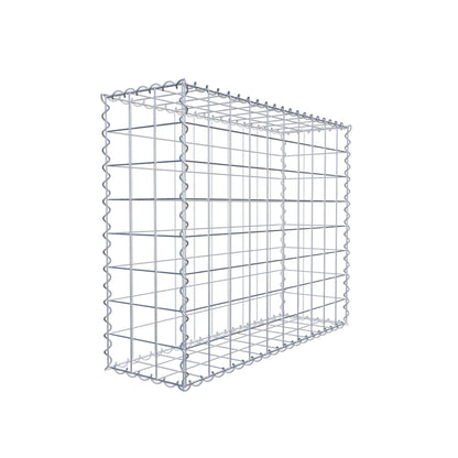 Gabion 100 cm x 80 cm x 30 cm (L x H x P), mailles 10 cm x 10 cm, spirale