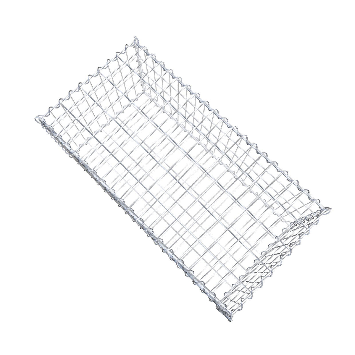 Gabion 100 cm x 40 cm x 50 cm (L x H x D), maskstorlek 5 cm x 10 cm, spiral