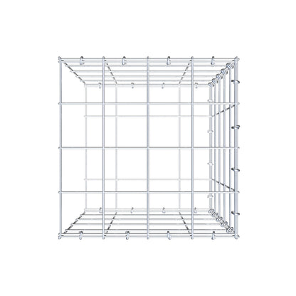 Monteret gabion type 2 50 cm x 40 cm x 40 cm (L x H x D), maskestørrelse 10 cm x 10 cm, C-ring