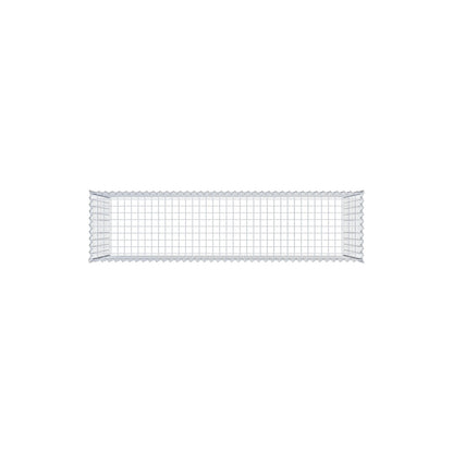 Gabion rapporté type 3 200 cm x 100 cm x 50 cm (L x H x P), mailles 5 cm x 10 cm, spirale
