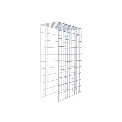 Gabião Tipo 4 100 cm x 60 cm x 30 cm (C x A x P), malhagem 5 cm x 10 cm, anel C
