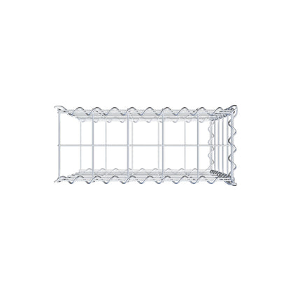 Anbaugabione Typ 2 50 cm x 50 cm x 20 cm (L x H x T), Maschenweite 10 cm x 10 cm, Spirale