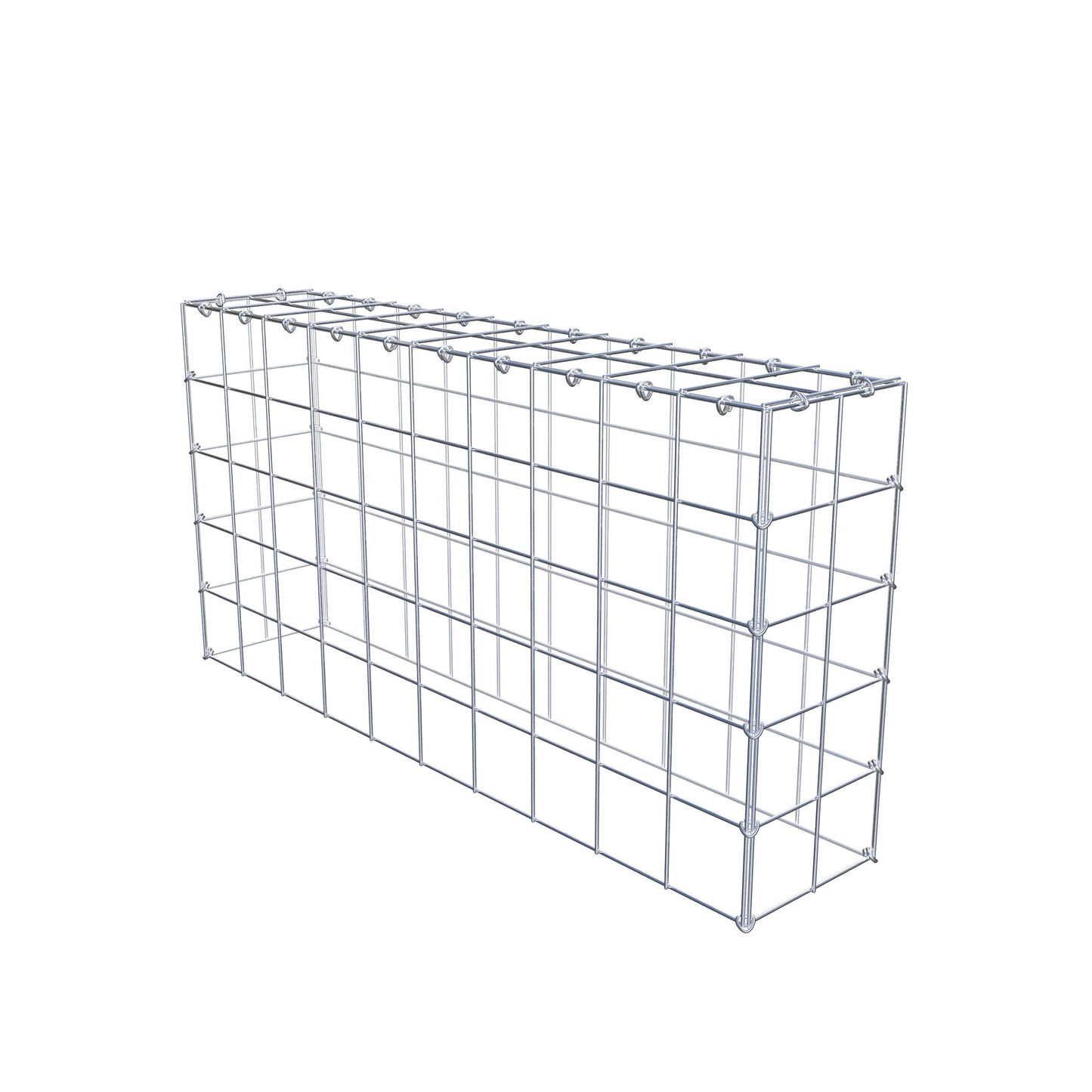 Fourche rapportée type 3 100 cm x 50 cm x 20 cm (L x H x P), mailles 10 cm x 10 cm, anneau C