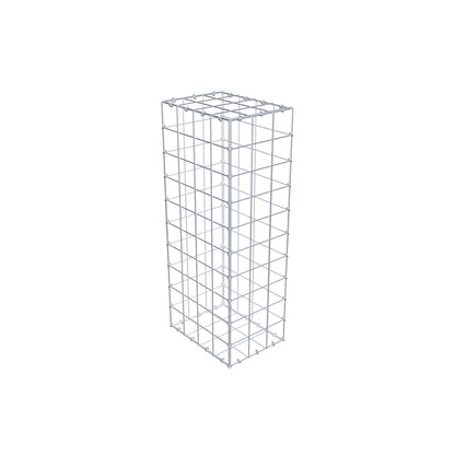 Gabião 100 cm x 40 cm x 30 cm (C x A x P), malhagem 10 cm x 10 cm, anel C