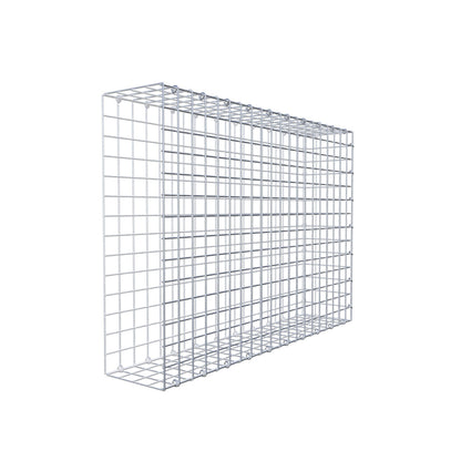 Monteret gabion type 2 100 cm x 70 cm x 20 cm (L x H x D), maskestørrelse 5 cm x 5 cm, C-ring