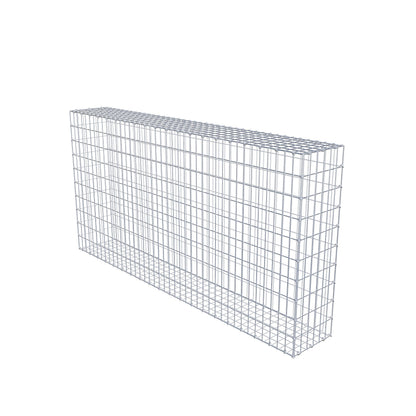 Gabion 200 cm x 100 cm x 30 cm (L x H x D), maskestørrelse 5 cm x 10 cm, C-ring