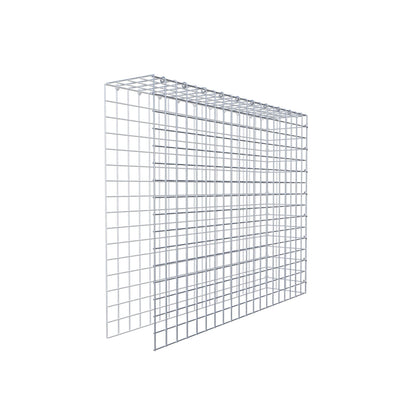 Gabbione aggiuntivo tipo 4 100 cm x 80 cm x 20 cm (L x H x P), maglia 5 cm x 5 cm, anello a C