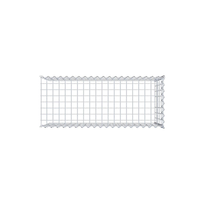 Gabion rapporté type 4 100 cm x 50 cm x 40 cm (L x H x P), mailles 5 cm x 10 cm, spirale