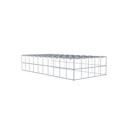Fourche rapportée type 4 100 cm x 20 cm x 50 cm (L x H x P), mailles 10 cm x 10 cm, anneau C