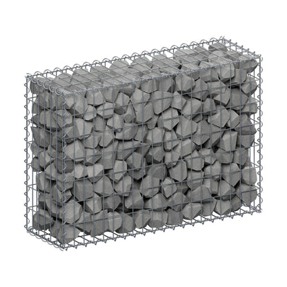 Gabion 100 cm x 70 cm x 30 cm (L x H x D), mesh size 5 cm x 10 cm, spiral