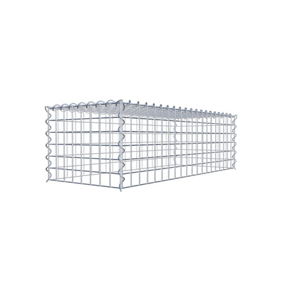 Extra gabion typ 3 100 cm x 30 cm x 40 cm (L x H x D), maskstorlek 5 cm x 5 cm, spiral