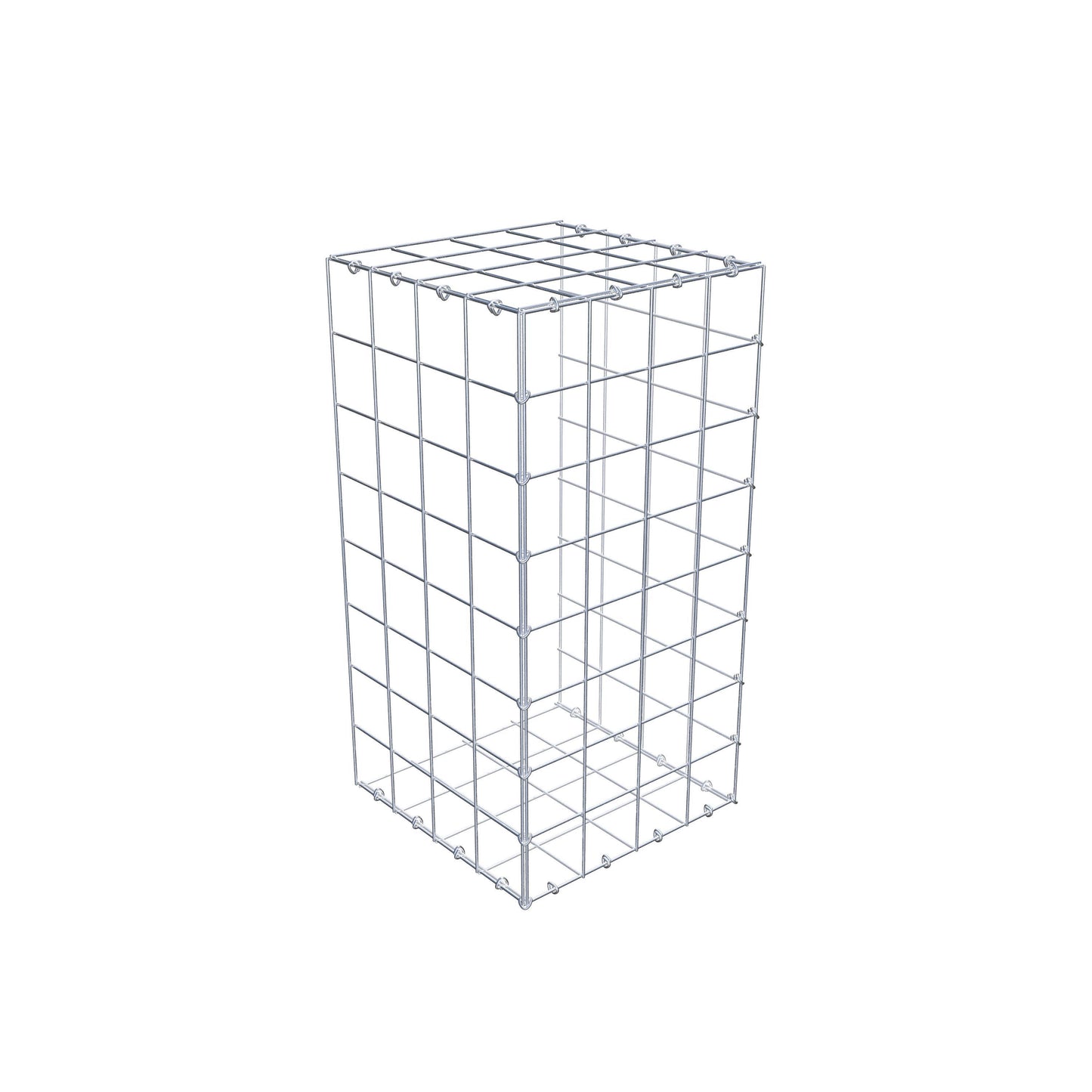 Anbaugabione Typ 2 80 cm x 40 cm x 40 cm (L x H x T), Maschenweite 10 cm x 10 cm, C-Ring