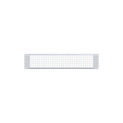 Monteret gabion type 3 200 cm x 100 cm x 40 cm (L x H x D), maskestørrelse 5 cm x 5 cm, C-ring