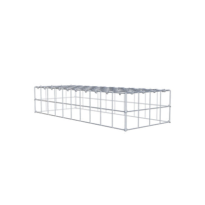 Fourche rapportée type 3 100 cm x 20 cm x 40 cm (L x H x P), mailles 10 cm x 10 cm, anneau C