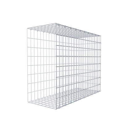 Anbaugabione Typ 2 100 cm x 80 cm x 40 cm, Maschenweite 5 cm x 10 cm, C-Ring