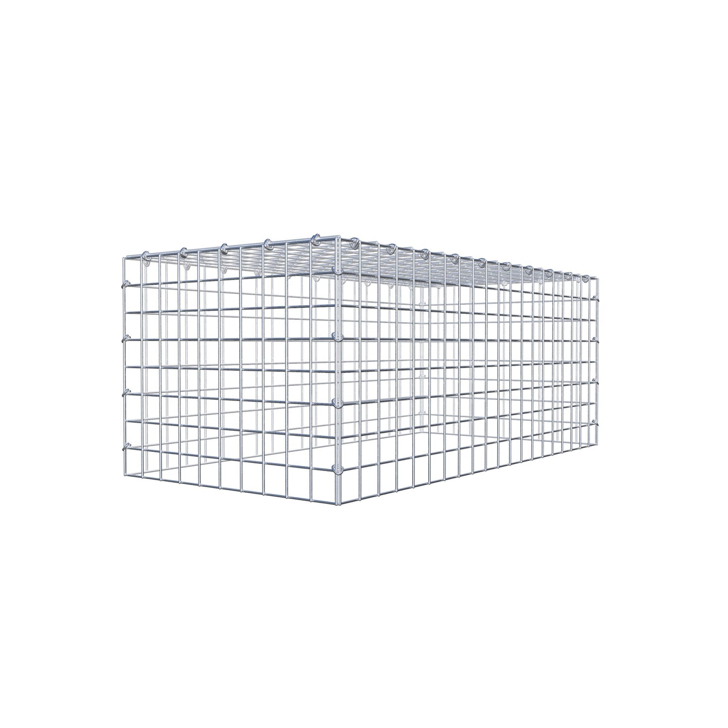 Fourche rapportée type 3 100 cm x 40 cm x 50 cm (L x H x P), mailles 5 cm x 5 cm, anneau C