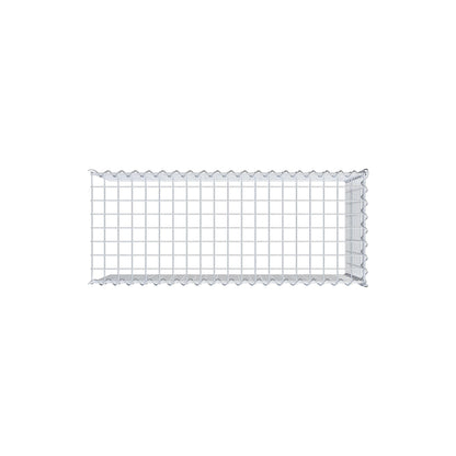 Gavión complementario tipo 4 100 cm x 50 cm x 40 cm (L x A x P), malla 5 cm x 5 cm, espiral