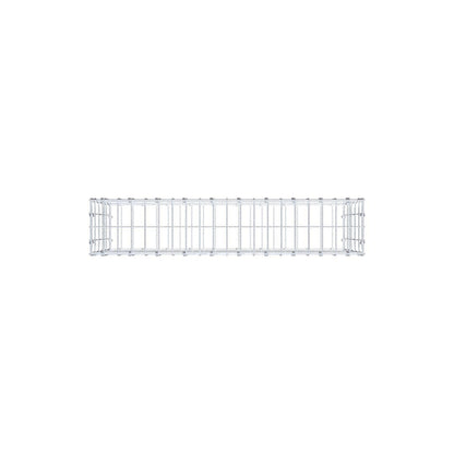 Gabion 100 cm x 50 cm x 20 cm (L x H x D), maskestørrelse 5 x 10 cm, spiralring