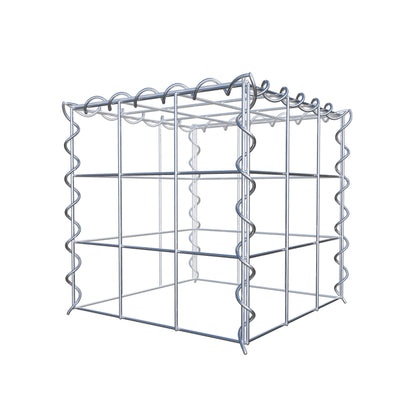 Opvokset gabion type 3 30 cm x 30 cm x 30 cm (L x H x D), maskestørrelse 10 cm x 10 cm, spiral