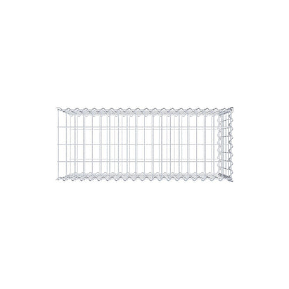 Gabião tipo 2 100 cm x 50 cm x 40 cm (C x A x P), malhagem 5 cm x 10 cm, espiral