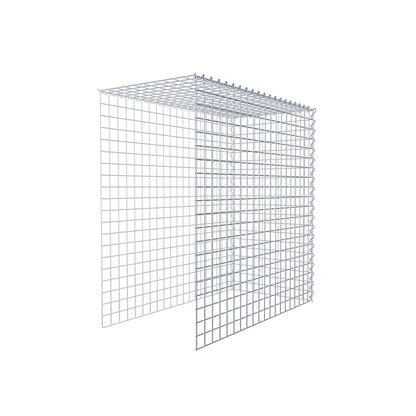 Gabion rapporté type 4 100 cm x 100 cm x 50 cm (L x H x P), mailles 5 cm x 5 cm, spirale