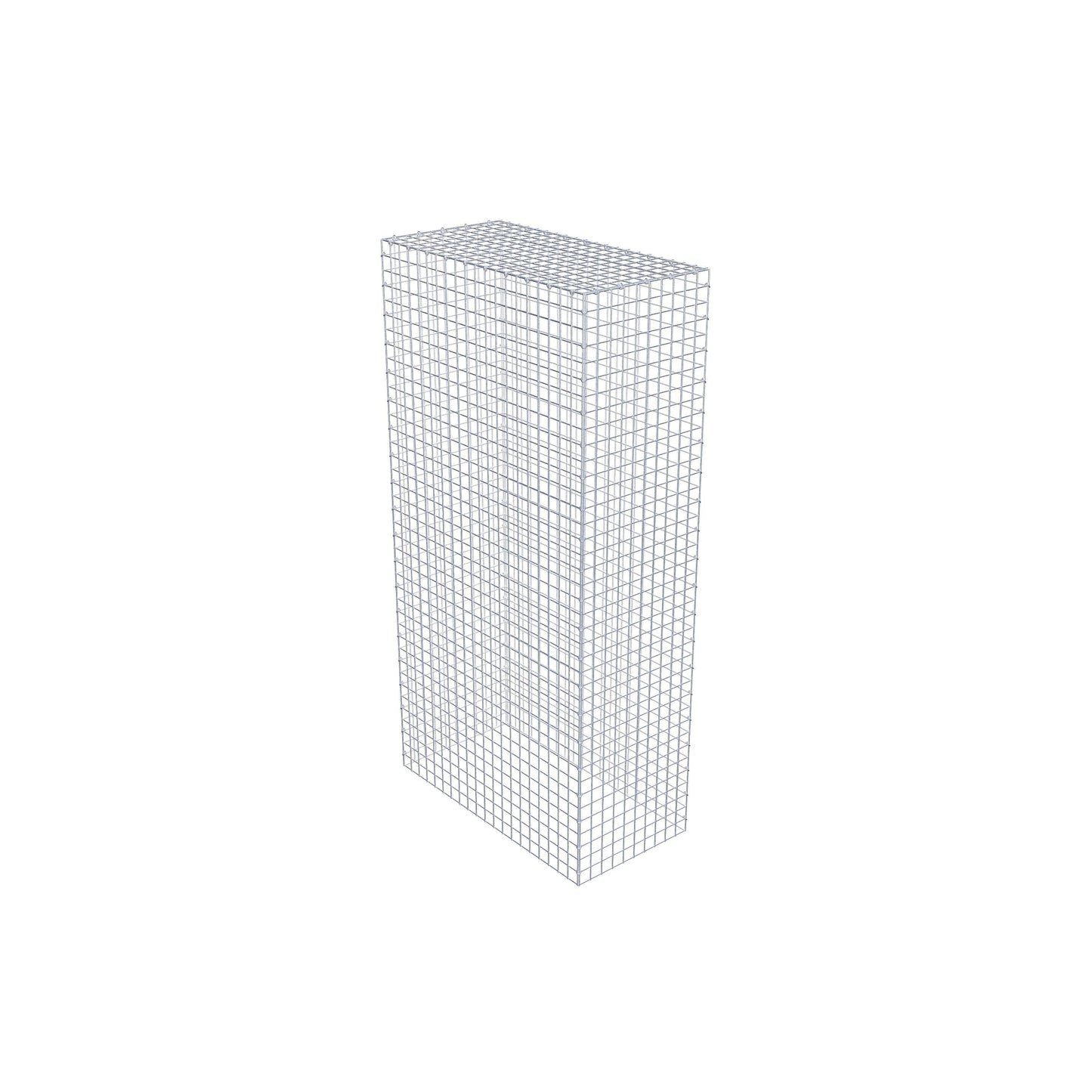 Monteret gabion type 3 200 cm x 100 cm x 50 cm (L x H x D), maskestørrelse 5 cm x 5 cm, C-ring