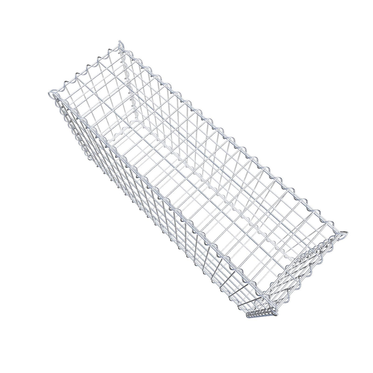 Gabion 100 cm x 50 cm x 30 cm (L x H x P), mailles 5 cm x 10 cm, spirale