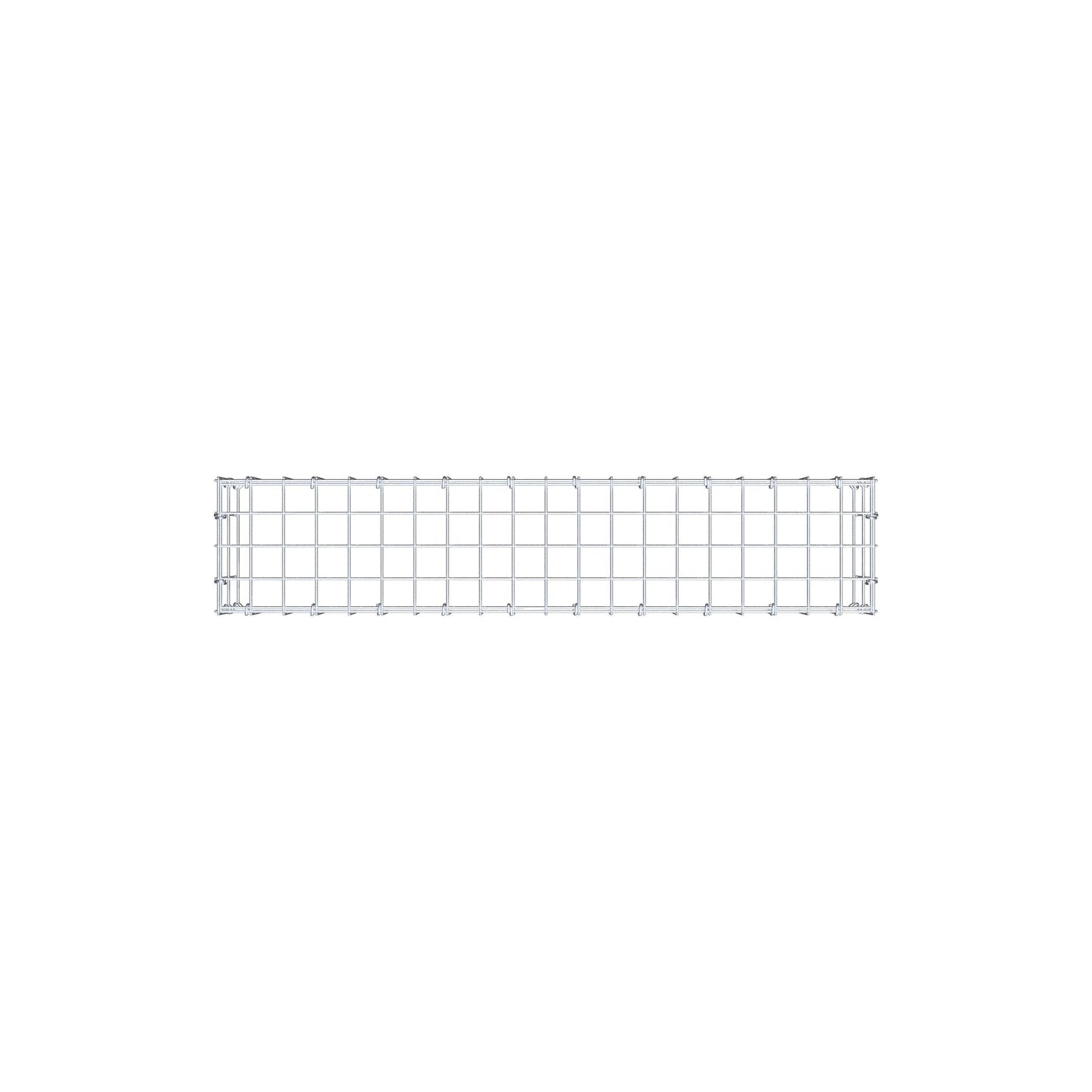 Gabbione aggiuntivo di tipo 3 100 cm x 20 cm x 20 cm (L x A x P), maglia 5 cm x 10 cm, anello a C