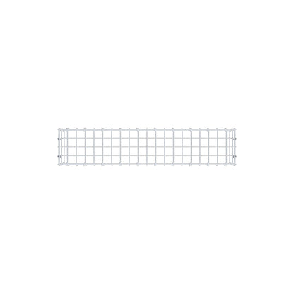 Gabbione aggiuntivo di tipo 3 100 cm x 20 cm x 20 cm (L x A x P), maglia 5 cm x 10 cm, anello a C