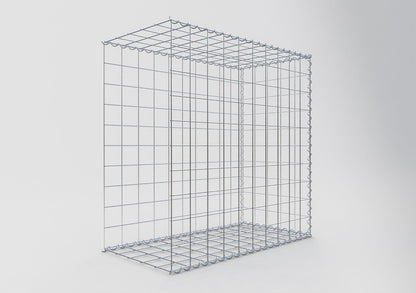 Gabbione aggiuntivo tipo 2 100 cm x 100 cm x 50 cm (L x H x P), dimensione maglia 10 cm x 10 cm, a spirale