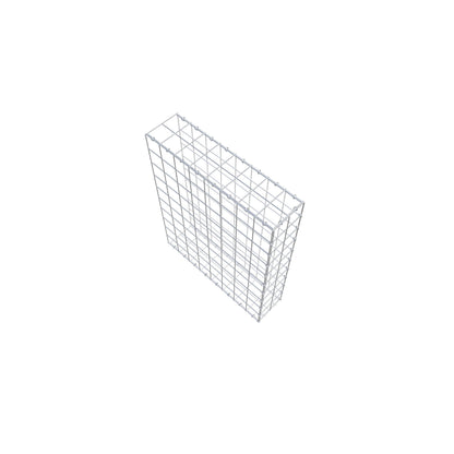 Fourche rapportée type 2 100 cm x 80 cm x 20 cm (L x H x P), mailles 10 cm x 10 cm, anneau en C
