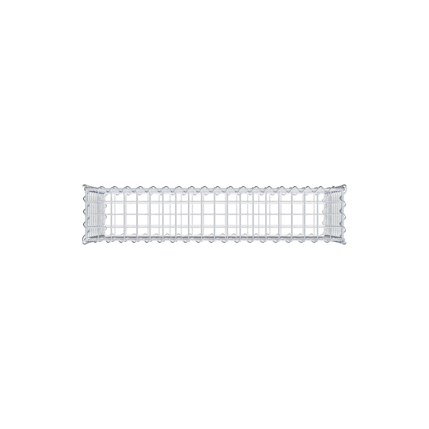 Gabion 100 cm x 50 cm x 20 cm (L x H x P), mailles 5 cm x 5 cm, spirale