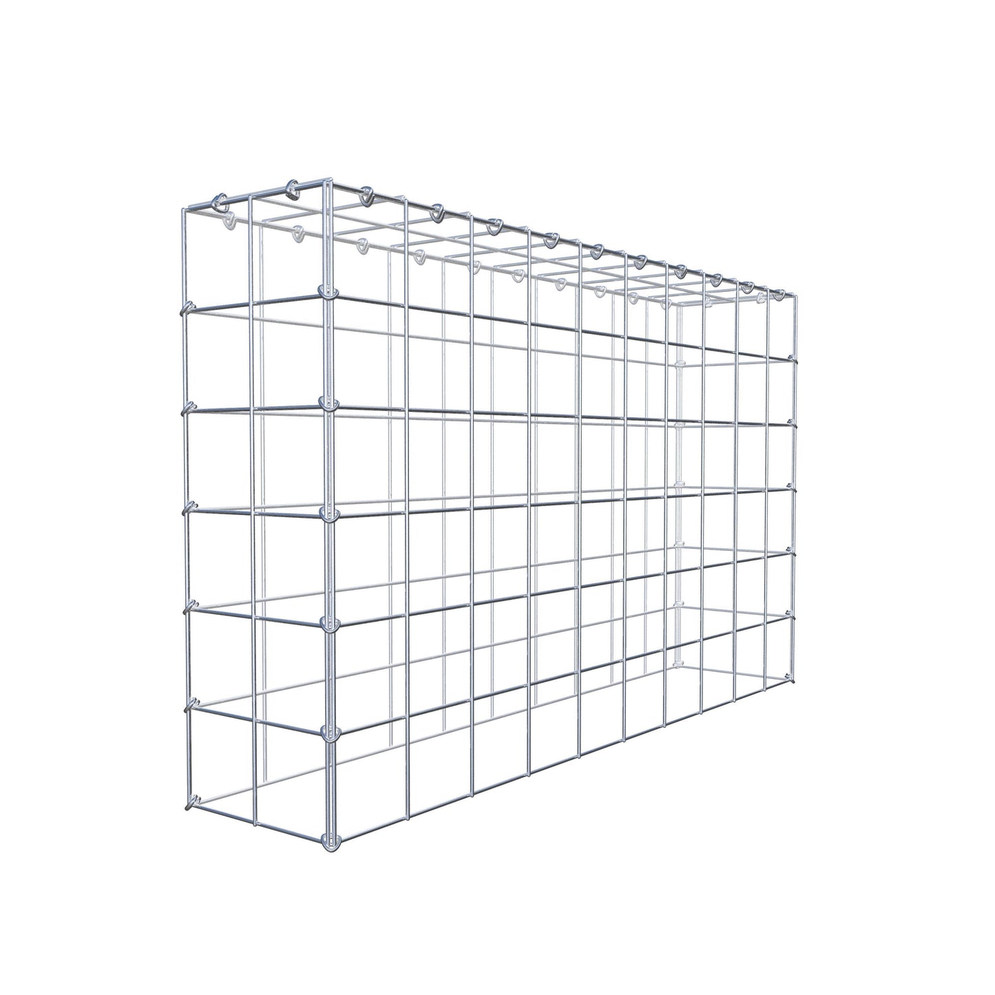 Fourche rapportée type 3 100 cm x 60 cm x 20 cm (L x H x P), mailles 10 cm x 10 cm, anneau C