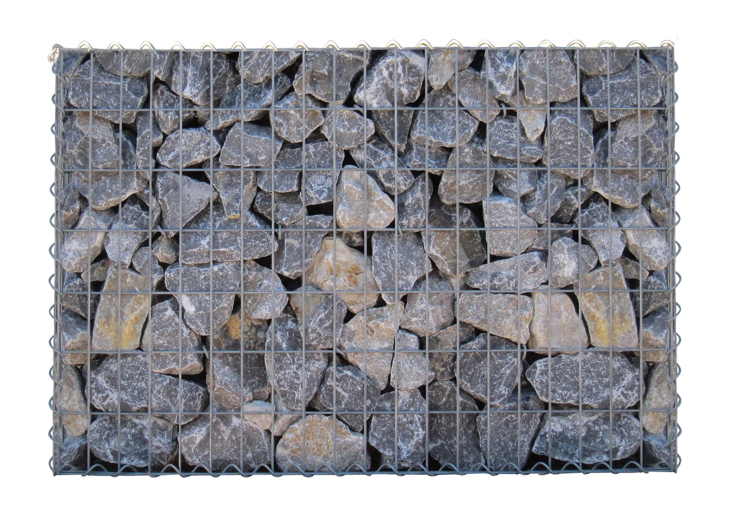 Gabion 100 cm x 70 cm x 30 cm (L x H x D), maskestørrelse 5 cm x 10 cm, spiral
