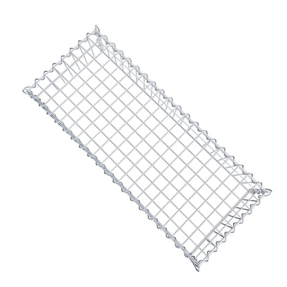 Gabion rapporté type 3 100 cm x 20 cm x 40 cm (L x H x P), mailles 5 cm x 10 cm, spirale