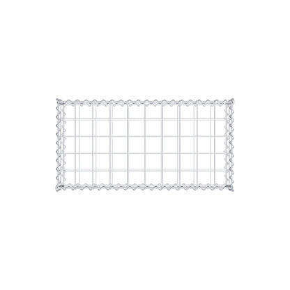 Gabião 100 cm x 20 cm x 50 cm (C x A x P), malhagem 10 cm x 10 cm, espiral