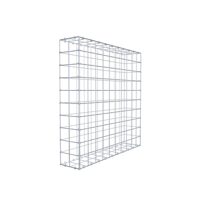 Gabione 100 cm x 100 cm x 20 cm (L x H x T), Maschenweite 10 cm x 10 cm, C-Ring