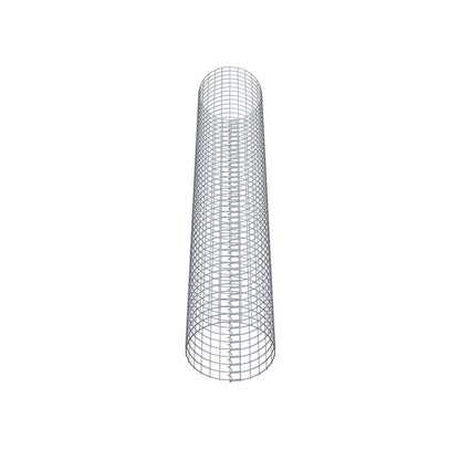 Gabionpelare rund 42 cm diameter, 230 cm höjd, maskstorlek 5 cm x 5 cm