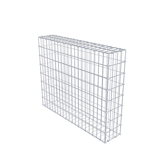 Schanskorf 100 cm x 80 cm x 20 cm (L x H x D), maaswijdte 5 x 10 cm, spiraalring