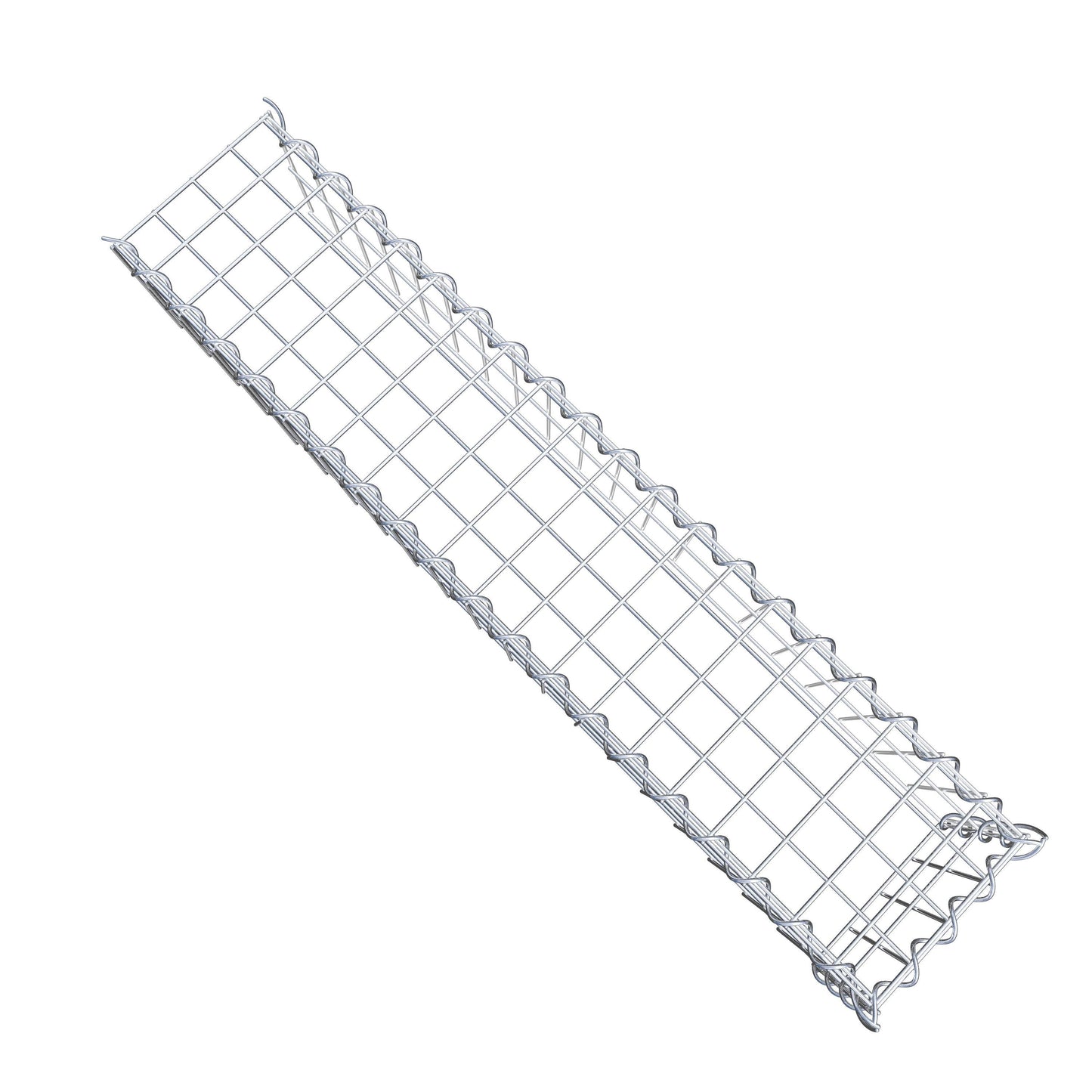 Gabião tipo 4 100 cm x 20 cm x 20 cm (C x A x P), malhagem 5 cm x 10 cm, espiral