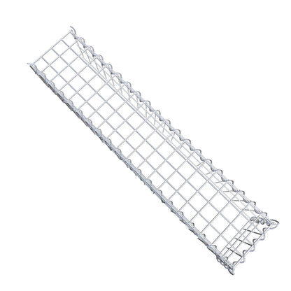 Gabião tipo 4 100 cm x 20 cm x 20 cm (C x A x P), malhagem 5 cm x 10 cm, espiral