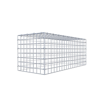 Gavión complementario de tipo 3 100 cm x 40 cm x 40 cm (largo x alto x fondo), malla 5 cm x 5 cm, anillo en C