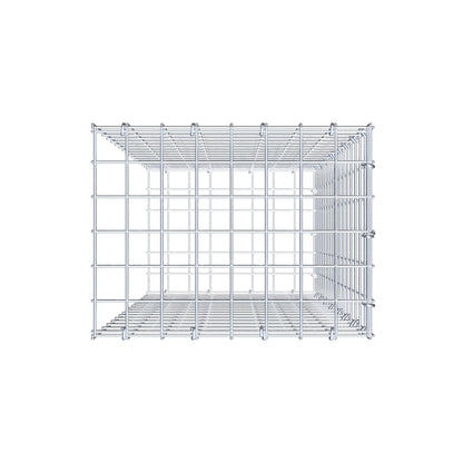 Gabião Tipo 2 80 cm x 40 cm x 30 cm (C x A x P), malhagem 5 cm x 5 cm, anel C