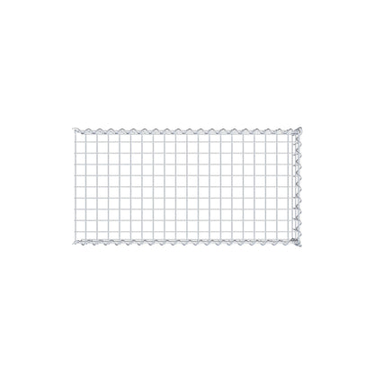 Gavión complementario tipo 4 100 cm x 20 cm x 50 cm (L x A x P), malla 5 cm x 10 cm, espiral