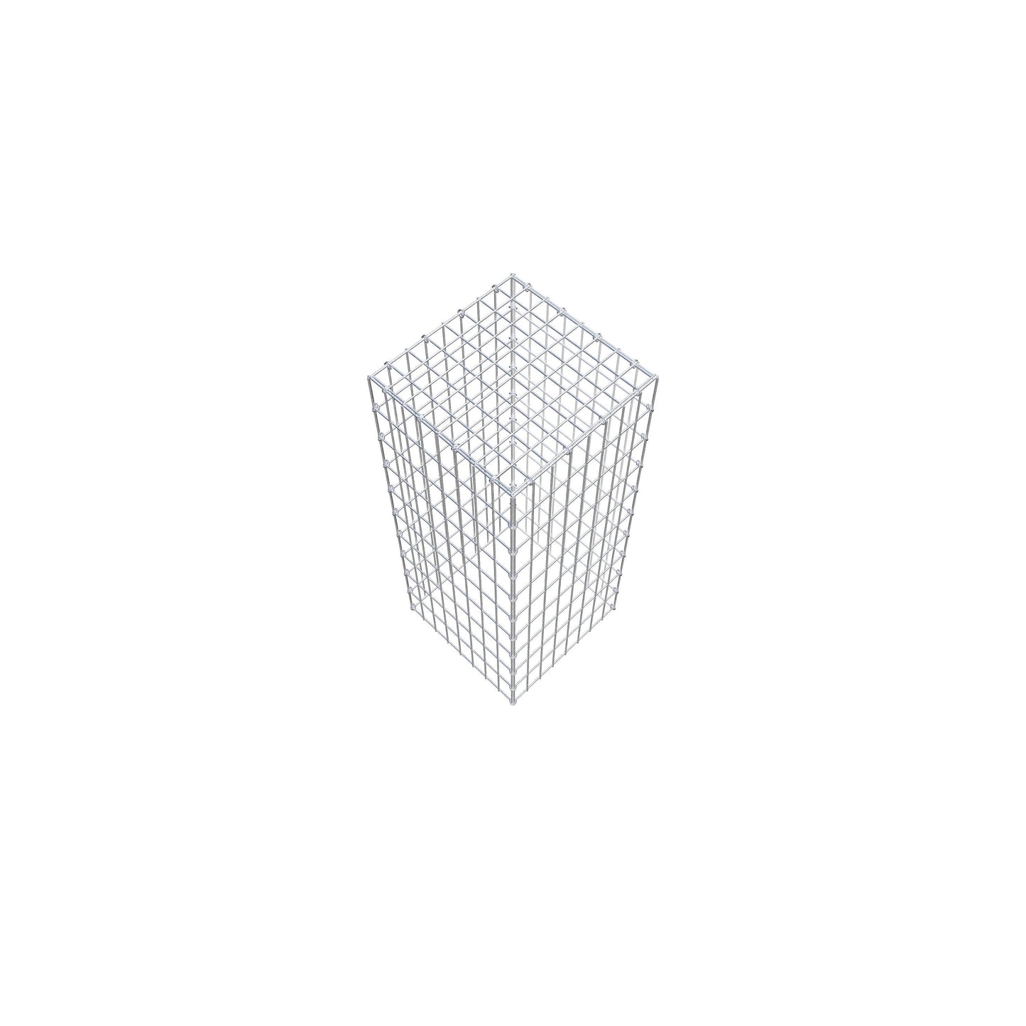 Gabbione aggiuntivo di tipo 3 100 cm x 40 cm x 40 cm (L x H x P), maglia 5 cm x 10 cm, anello a C
