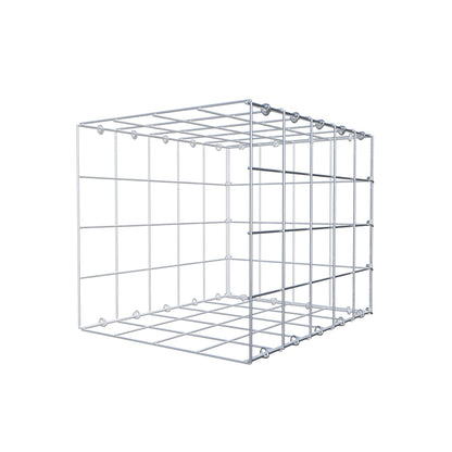 Monteret gabion type 2 50 cm x 40 cm x 40 cm (L x H x D), maskestørrelse 10 cm x 10 cm, C-ring