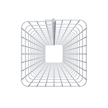 Colonne de gabion carrée 37 cm x 37 cm, 200 cm de hauteur, MW 5 cm x 10 cm