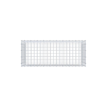 Gabião 100 cm x 50 cm x 40 cm (C x A x P), malhagem 5 cm x 5 cm, anel C