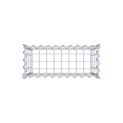 Grown-on gabion type 3 50 cm x 40 cm x 20 cm (L x H x D), mesh size 5 cm x 10 cm, spiral