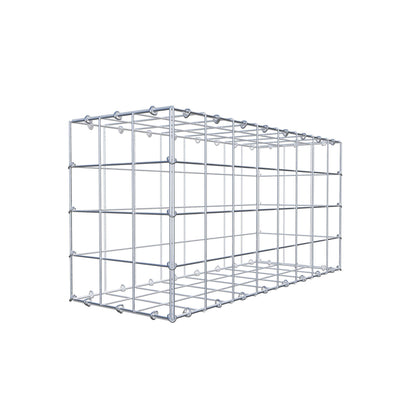 Gabion 80 cm x 40 cm x 30 cm (L x H x D), maskestørrelse 10 cm x 10 cm, C-ring